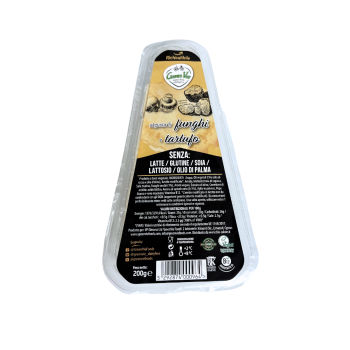 Spicchio Vegan Funghi e Tartufo 200g | GreenVie - Formaggio Vegetale Gourmet