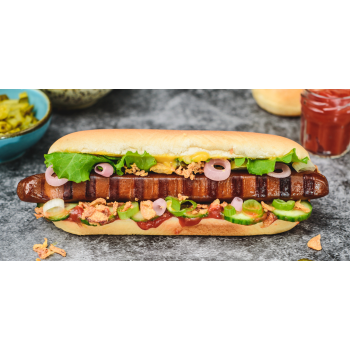 Wheaty Vegan Wurstel  Hot-Dog Seitan Bio 150g — Hot dog vegano 2