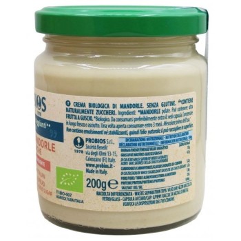 Crema 100% Mandorle bianche 200g | ProBios - Spalmabile Bio 2