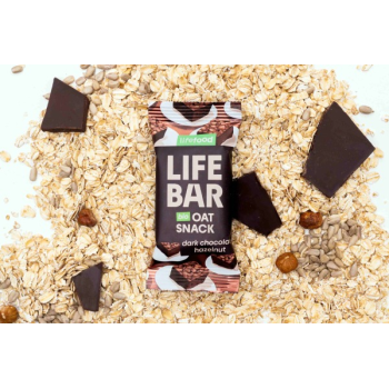 LifeBar Avena Cioccolato fondente e Nocciole 40g | LifeFood 2